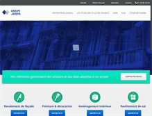 Tablet Screenshot of groupe-jardin.com